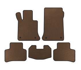 Килимки EVA (Коричневий) для Mercedes GLK сlass X204 2008-2015 рр