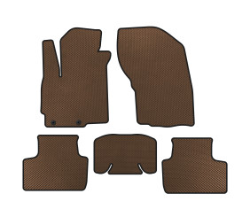 Килимки EVA (2019-2023, Коричневий) для Mitsubishi ASX рр