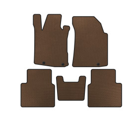 Килимки EVA (SD, Коричневий) для Nissan Maxima 2015-2023 рр