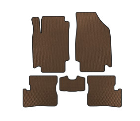 Килимки EVA (HB, Коричневий) для Nissan Micra K12 2003-2010 рр