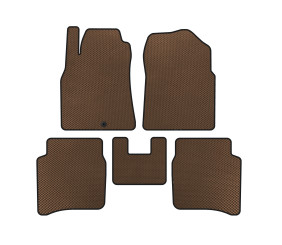 Килимки EVA (SD, Коричневий) для Nissan Primera P12 2002-2007 рр