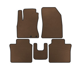 Килимки EVA (HB, Коричневий) для Nissan Note 2012-2020 рр