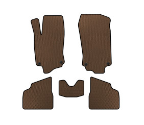 Килимки EVA (Коричневий) для Opel Corsa C 2000-2006 рр