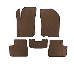 Килимки EVA (Коричневий) для Peugeot 208 2012-2019 рр