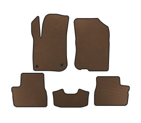 Килимки EVA (2015-2019, HB, 5-ти дверний, Коричневий) для Peugeot 208 рр