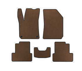 Килимки EVA (Коричневий) для Peugeot 308 2014-2021 рр