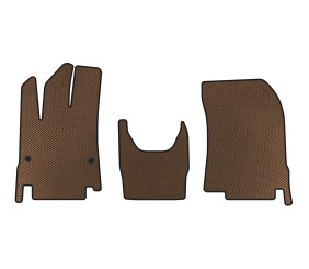 Килимки EVA (Коричневий) для Peugeot Partner/Rifter 2019- рр