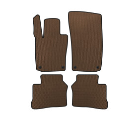 Килимки EVA (2009-2013, Купе, 4-х дверний, Коричневий) для Porsche Panamera рр