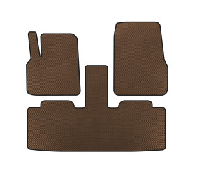 Килимки EVA (2 ряди, 7-ми місний, Коричневий) для Renault Espace 2002-2014 рр
