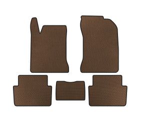 Килимки EVA (SW, Коричневий) для Renault Laguna 2001-2007 рр