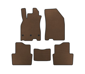 Килимки EVA (SD, Коричневий) для Renault Megane III 2009-2016 рр
