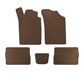 Килимки EVA (SD, Коричневий) для Renault Symbol 1999-2008 рр