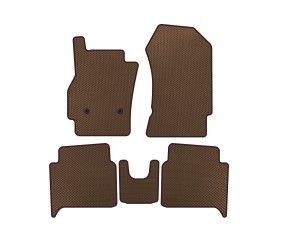 Килимки EVA (HB, Коричневий) для Renault Zoe 2012-2019 рр