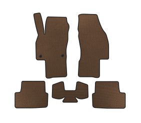 Килимки EVA (Коричневий) для Seat Arona 2017- рр
