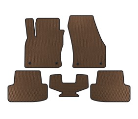 Килимки EVA (Коричневий) для Seat Ateca 2016- рр