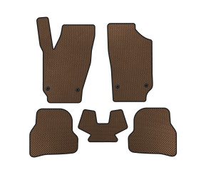 Килимки EVA (2010-2012, HB, 5-ти дверний, Коричневий) для Seat Ibiza рр