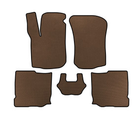 Килимки EVA (HB, 5-ти дверний, Коричневий) для Seat Leon 1999-2005 рр