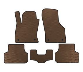 Килимки EVA (2013-2016, SW, Коричневий) для Seat Leon рр