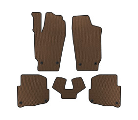 Килимки EVA (SD, Коричневий) для Skoda Fabia 2000-2007 рр