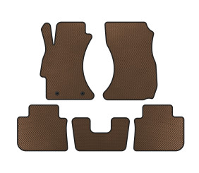 Килимки EVA (SD, Коричневий) для Subaru WRX 2014- рр