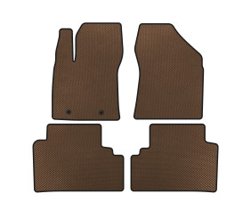 Килимки EVA (SD, Коричневий) для Toyota Avensis 2009-2018 рр