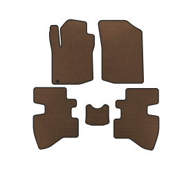 Килимки EVA (2007-2009, HB, 3-х дверний, Коричневий) для Toyota Aygo рр