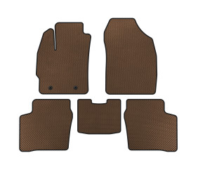 Килимки EVA (LB, Коричневий) для Toyota Prius 2003-2009 рр