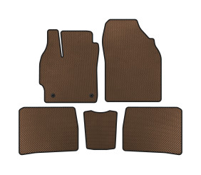 Килимки EVA (LB, Коричневий) для Toyota Prius 2009-2015 рр