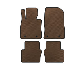 Килимки EVA (Електро, 2017-2020, SD, Коричневий) для Toyota Yaris рр