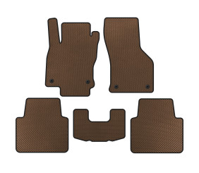Килимки EVA (LB, Коричневий) для Volkswagen Arteon 2017-2025 рр