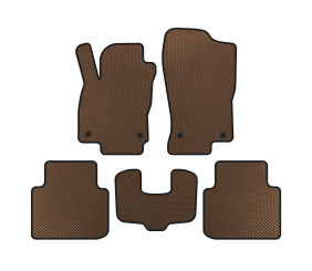Килимки EVA (2022-2026, LB, Коричневий) для Volkswagen Arteon рр