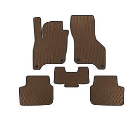 Килимки EVA (SD, Електро, Коричневий) для Volkswagen E-Bora 2019- рр