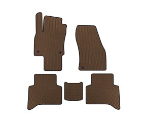 Килимки EVA (5-ти місний, Коричневий) для Volkswagen Touran 2015- рр