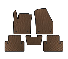 Килимки EVA (HB, 3-х дверний, Коричневий) для Volvo C30 2006-2012 рр
