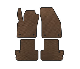 Килимки EVA (Кабріолет, Коричневий) для Volvo C70 2006-2010 рр