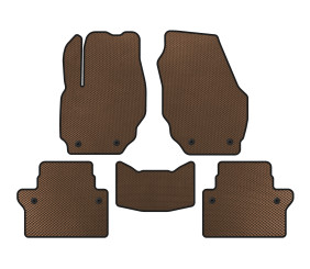 Килимки EVA (Коричневий) для Volvo S80 2006-2016 рр
