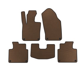 Килимки EVA (SD, Коротка база, Коричневий) для Volvo S90/V90 2016- рр