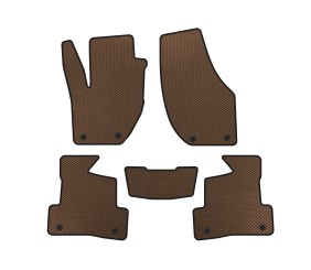 Килимки EVA (2012-2016, HB, Коричневий) для Volvo V40 2012- рр