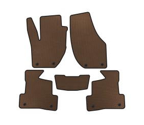 Килимки EVA (2016-2026, HB, Коричневий) для Volvo V40 2012- рр