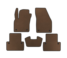 Килимки EVA (2007-2012, SW, Коричневий) для Volvo V50 рр