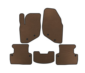 Килимки EVA (Коричневий) для Volvo V70 2000-2007 рр