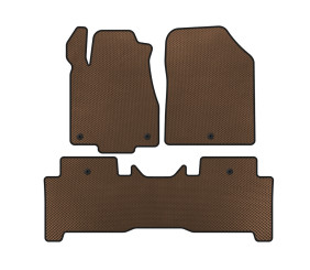 Килимки EVA (2 ряди, Коричневий) для Acura MDX 2007-2013 рр