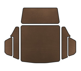 Килимок в багажник EVA (SD, Коричневий) для Acura TLX 2014-2020 рр