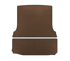 Килимок в багажник EVA (Вантажний, Коричневий) для Fiat Fiorino/Qubo 2008-2024 рр