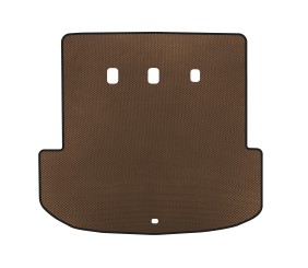 Килимок в багажник EVA (7-ми місний, Коричневий) для Hyundai Palisade 2018-2025 рр