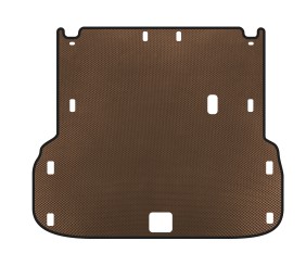 Килимок в багажник EVA (до 2 ряду, Коричневий) для Infiniti QX60 2016-2021 рр