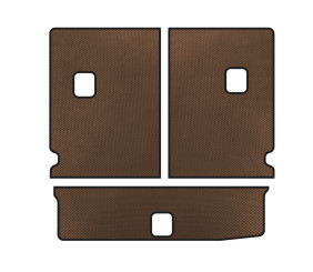 Килимок в багажник V-1 (Коричневий) для Chevrolet Orlando 2010-2018 рр