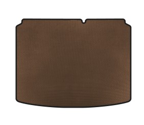 Килимок в багажник (Купе, Коричневий) для Citroen C-4 2004-2010 рр