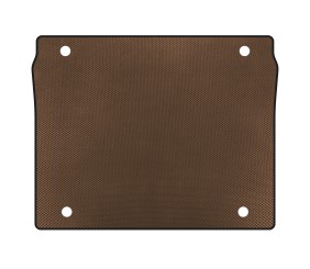 Килимок в багажник (5-ти місний/Коротка база, Коричневий) для Fiat Doblo II 2010-2022 рр