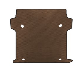 Килимок в багажник (Коричневий) для Fiat Doblo II 2010-2022 рр